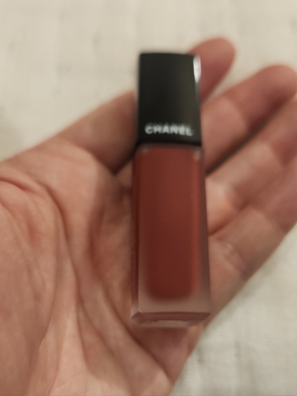 CHANEL Liquid Lipstick — Deep Terracotta Brown